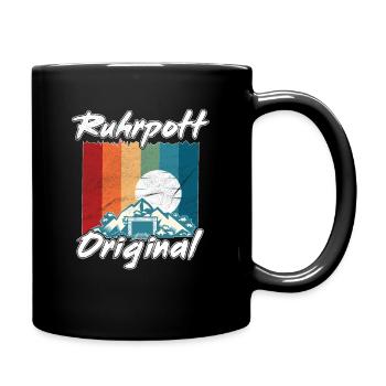 Ruhrpott Original Retro Sunset Mine - Mug uni - noir - Droite