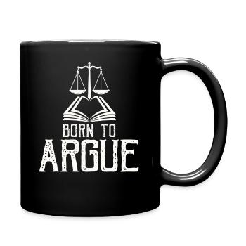 Né pour plaider Judge Advocate Attorney - Mug uni - noir - Droite