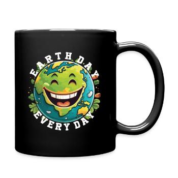 Jour de la Terre tous les jours - Mug uni - noir - Droite