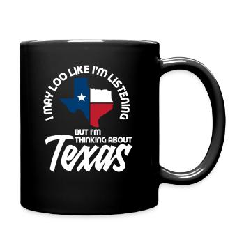 Fierté de l’État du Texas - Mug uni - noir - Droite