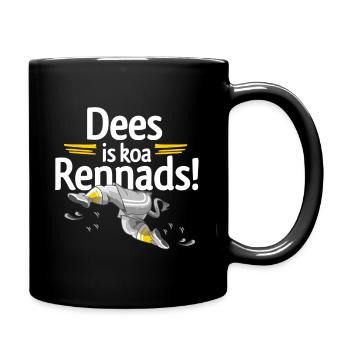 Bayerische sprüche - Tasse einfarbig - Schwarz - Rechts