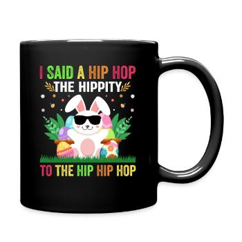 Easter Clothing, Easter Motif, Easter Greetings, Easter Gifts - Full Colour Mug - black - Right