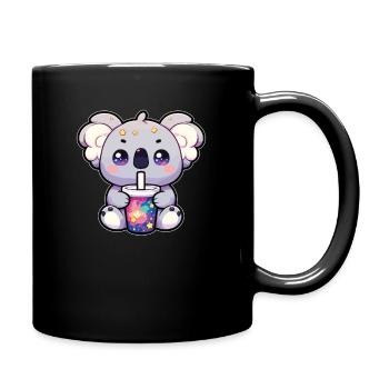 Koalas buvant du thé à bulles Galaxy Boba Koala - Mug uni - noir - Droite