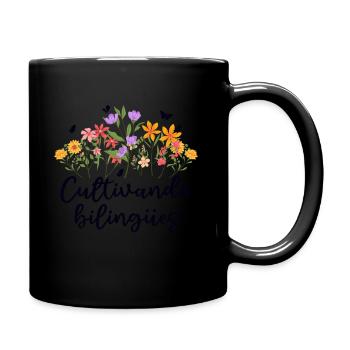 Cultivando Bilingües Spanischlehrer - Tasse einfarbig - Schwarz - Rechts