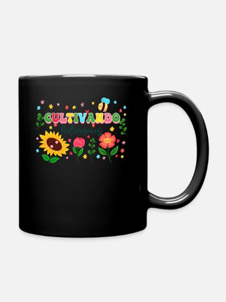Cultivando Bilingües Spanischlehrer - Tasse einfarbig - Schwarz
