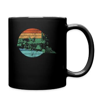 Train Trains Conducteurs de train - Mug uni - noir - Droite