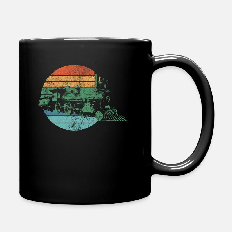 Train Trains Conducteurs de train - Mug uni - noir