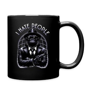 I Hate People - Full Colour Mug - black - Right