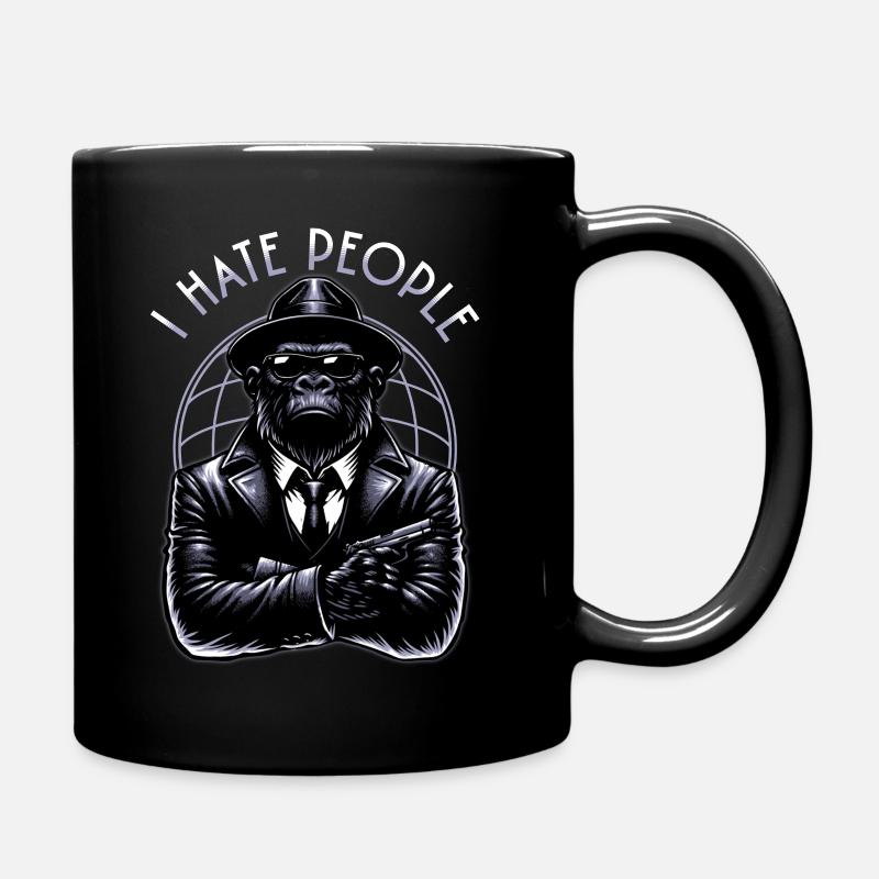 Je déteste les gens - Mug uni - noir