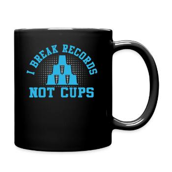 Sport Stacking Stacks Stacked Speed Cup - Tasse einfarbig - Schwarz - Rechts