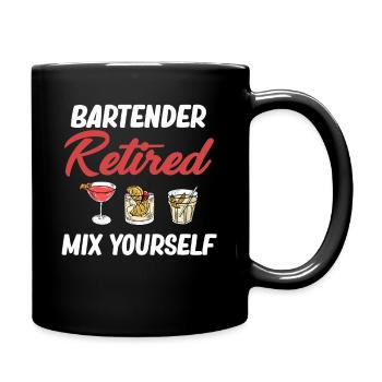 Barman Retraité Mix Yourself Mixologue - Mug uni - noir - Droite