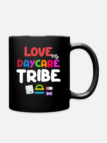 J’aime ma garderie Enseignante régulière - Mug uni - noir