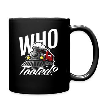 Drôle Conducteur De Train Train Trains - Mug uni - noir - Droite