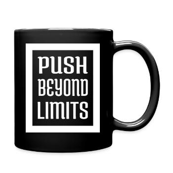 bday endurance mindset humor enthusiasts - Tasse einfarbig - Schwarz - Rechts
