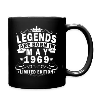 Millésime Mai 1969 Mai 1969 Millésime Mai 1969 - Mug uni - noir - Droite