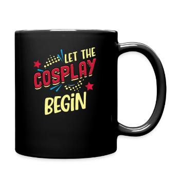 Laissez le Cosplay Commencer Costume Drôle - Mug uni - noir - Droite