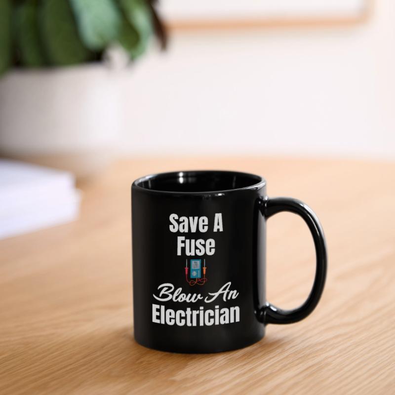 Speichern Sie Einen Sicherungsdurchbruch. Ein Tasse einfarbig
