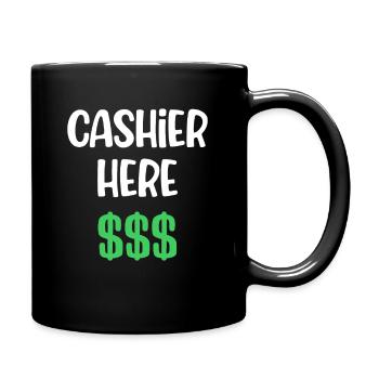 Caissier Drôle Comptable Commis - Mug uni - noir - Droite