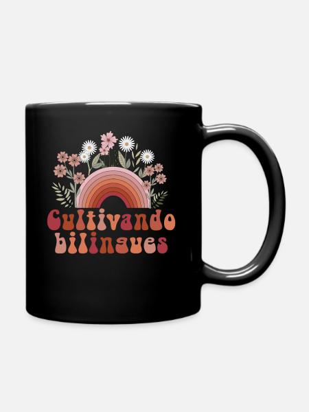Cultivando Bilingües Spanischlehrer - Tasse einfarbig - Schwarz