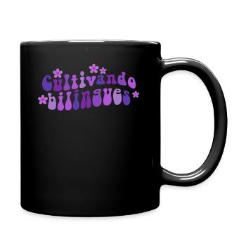 Cultivando Bilingües Spanischlehrer - Tasse einfarbig - Schwarz - Rechts