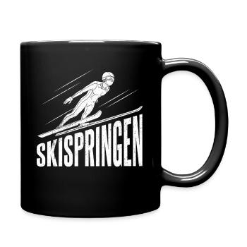 Saut à ski Vol à ski Vacances à ski Sports d’hiver Ski S - Mug uni - noir - Droite