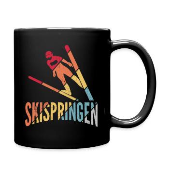 Saut à ski Vol à ski Vacances à ski Sports d’hiver Ski S - Mug uni - noir - Droite