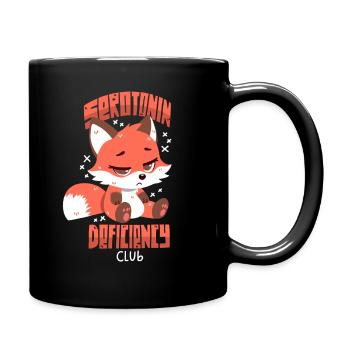 Serotonin Deficit Club - Full Colour Mug - black - Right
