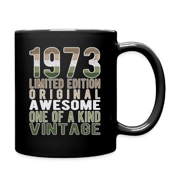 Edition limitée depuis 1973 Anniversaire Millésime 1973 - Mug uni - noir - Droite