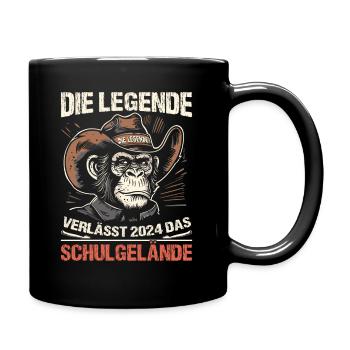 Abschlussklasse 2024 | Schulabschluss | Schüler - Tasse einfarbig - Schwarz - Rechts