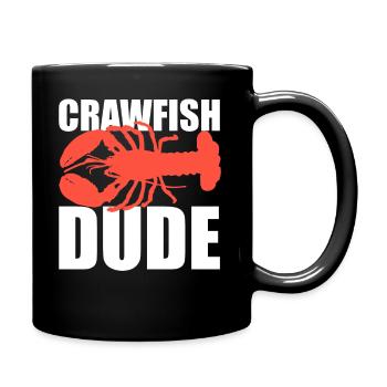 Langustenliebhaber Liebhaber von Meeresfrüchten - Tasse einfarbig - Schwarz - Rechts