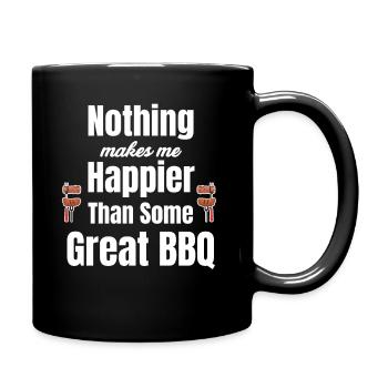 Nichts Macht Mich Glücklicher Als Ein Großartiger - Tasse einfarbig - Schwarz - Rechts