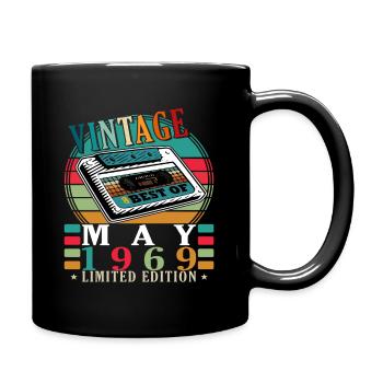 Mai 1969 Anniversaire Mai 1969 Cadeau 1969 Mai - Mug uni - noir - Droite