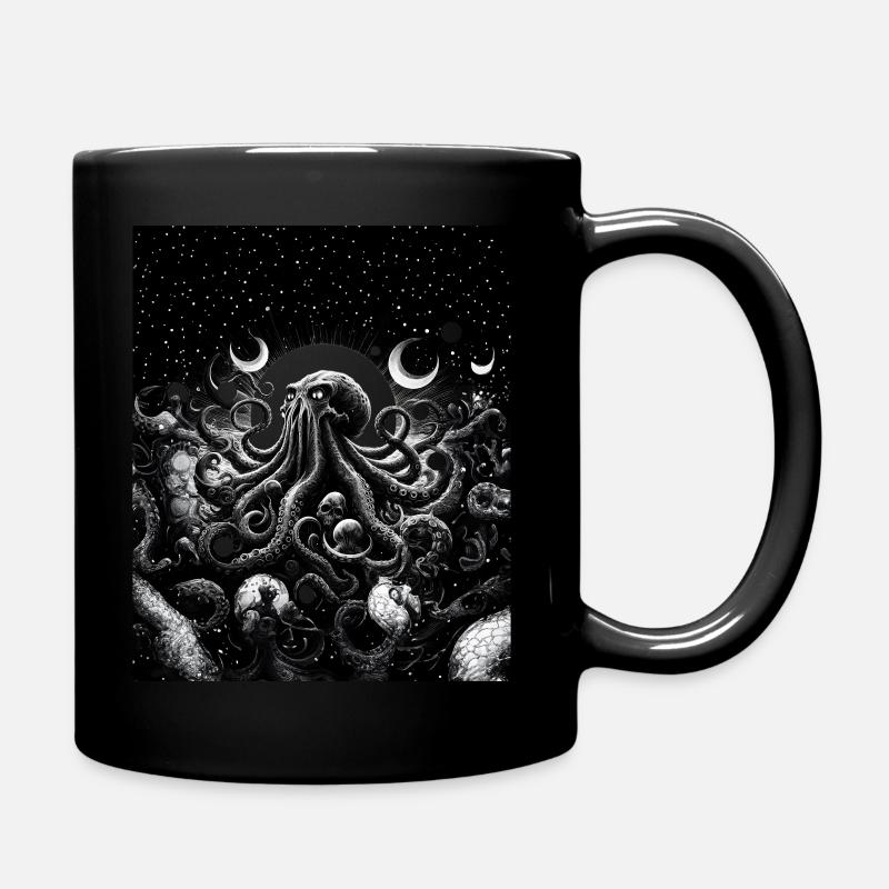 Kraken - Pieuvre étoilée - Mug uni - noir
