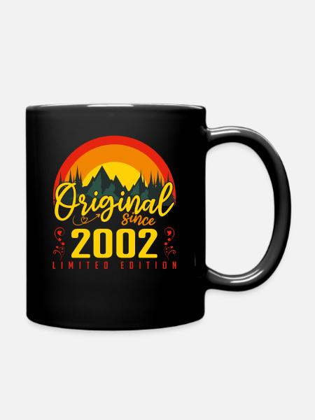 Anniversaire 2002 cadeau 2002 anniversaire - Mug uni - noir