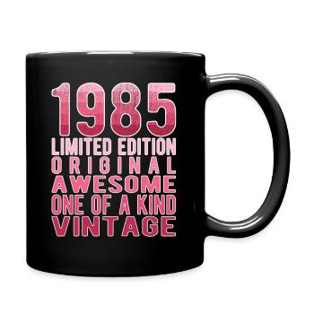 Edition limitée depuis 1985 Anniversaire Millésime 1985 - Mug uni - noir - Droite