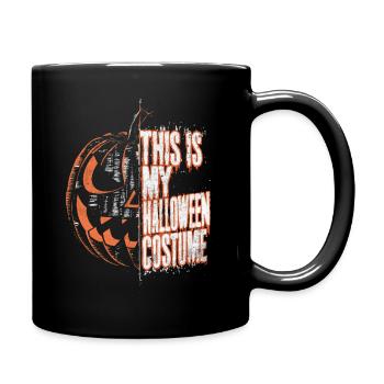 C’est mon costume d’Halloween - Mug uni - noir - Droite