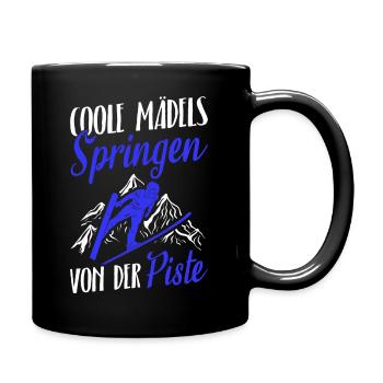 Saut à ski Vol à ski Vacances de ski Sports d’hiver Skifl - Mug uni - noir - Droite