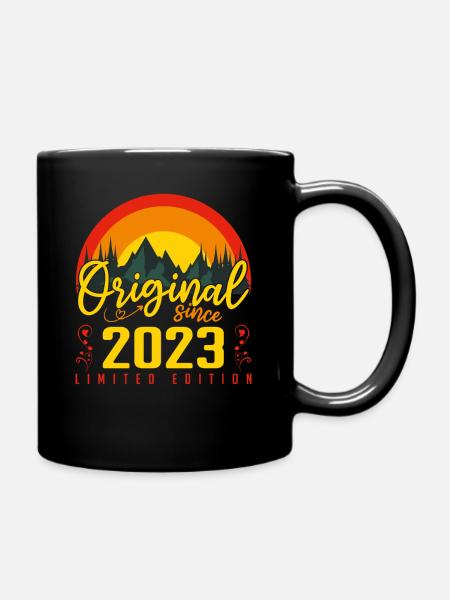 Anniversaire 2023 cadeau 2023 anniversaire - Mug uni - noir
