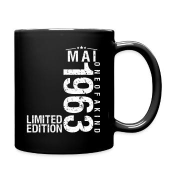 Mai 1963 Mai anniversaire Mai 1963 - Mug uni - noir - Droite