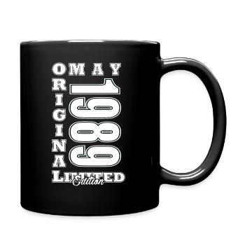 Mai 1989 Cadeau d’anniversaire 1989 Millésime 1989 - Mug uni - noir - Droite