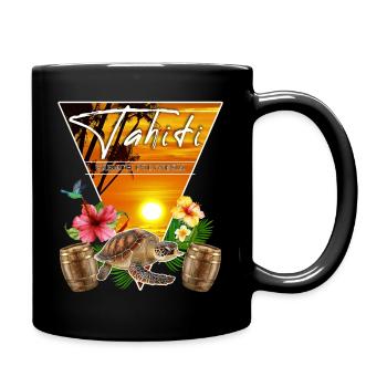 Tahiti French Polynesia Colibri Tortue - Mug uni - noir - Droite