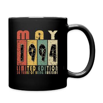 May 1994 Birthday May 1994 Gift May 1994 May - Full Colour Mug - black - Right