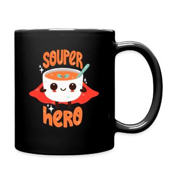 Superhero Soup - Full Colour Mug - black - Right