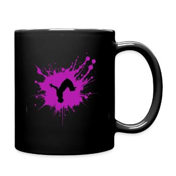 Splash Parkour TShirt - Tasse einfarbig - Schwarz - Rechts