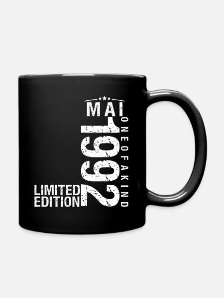 Mai 1992 Mai anniversaire Mai 1992 - Mug uni - noir