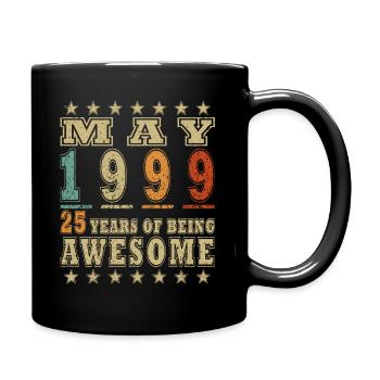 Mai 1999 Millésime Millésime Mai 1999 - Mug uni - noir - Droite