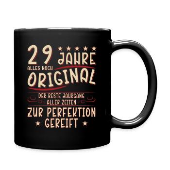 29 Geburtstag 29 Jahre Mann 29 jahre legende 29 - Tasse einfarbig - Schwarz - Rechts