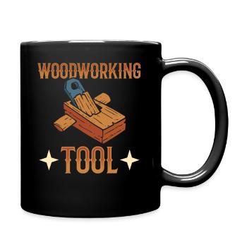 Woodworking Tool Schreiner - Tasse einfarbig - Schwarz - Rechts