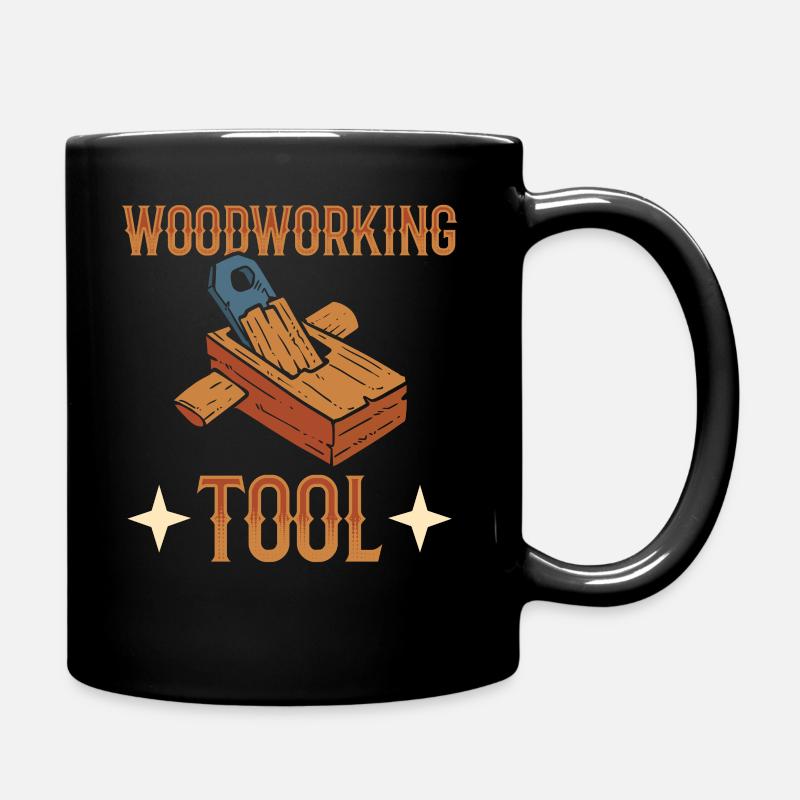 Woodworking Tool Schreiner - Tasse einfarbig - Schwarz