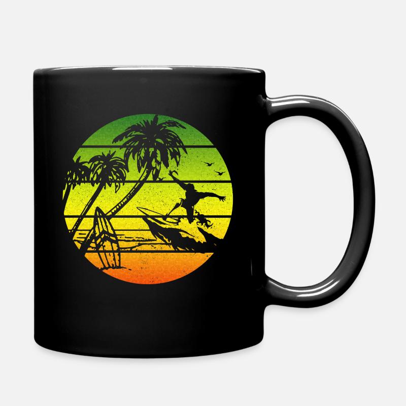 Surfing Vintage surfeur cadeau - Mug uni - noir